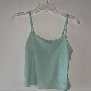 American Eagle Outfitters Light Green Ribbed Camisole